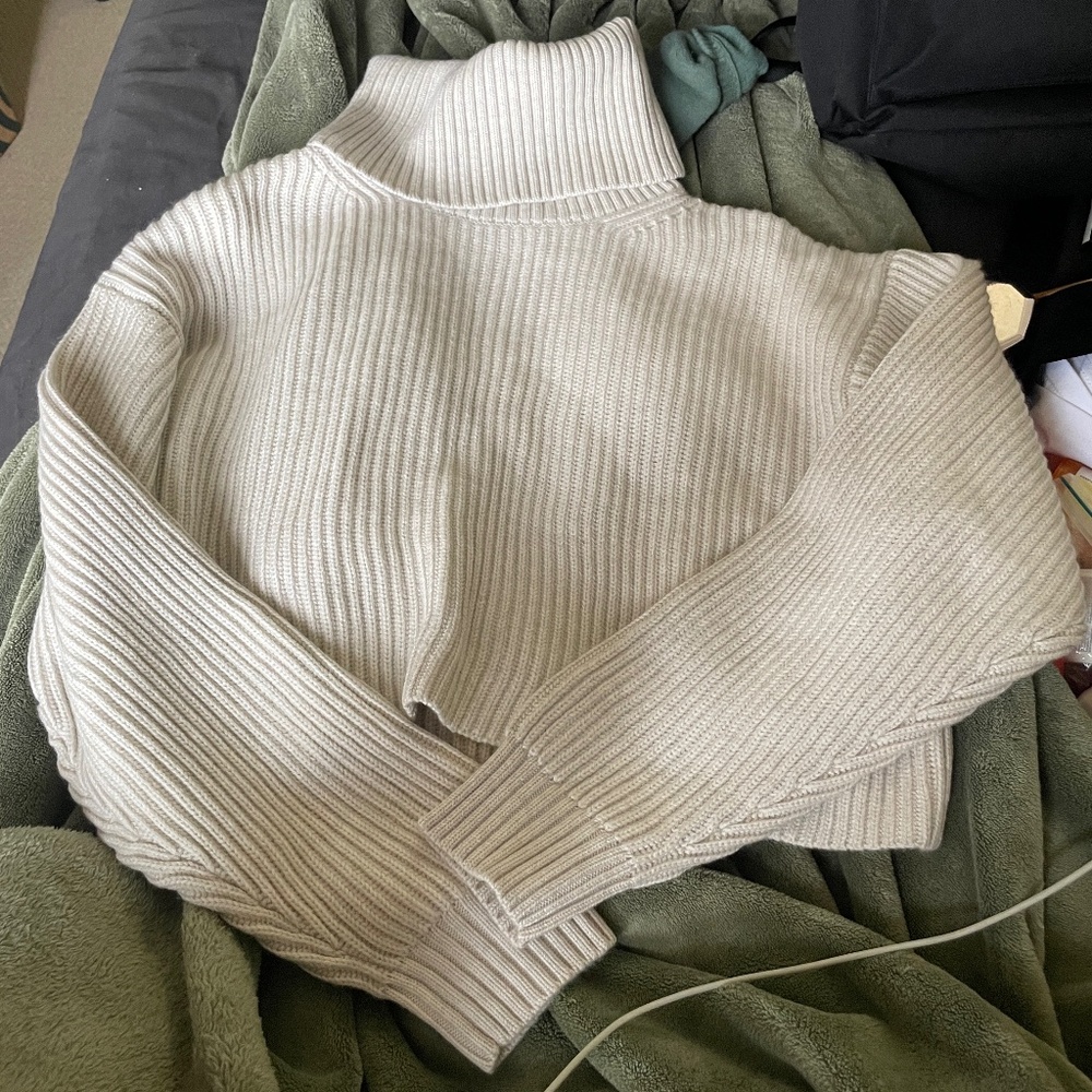 Babaton Guell Sweater (S) in Heather Birch (BNWT)